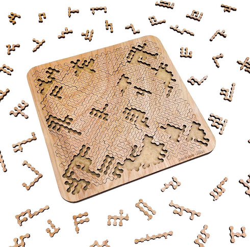 Mind Bending Wooden Jigsaw Puzzle | Difficult Puzzles for Adults | 200