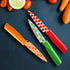 Hampton Forge 3 Piece Printed Paring Knives with Blade Guards