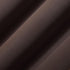 Sun Zero Soho Blackout Grommet Curtain Single Panel, 54" x 95", Energy Efficient, Chocolate Brown
