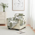 Great Bay Home Reversible Patchwork Chair Cover, Washable Slipcover Protector with Elastic Straps for Dogs, Kids, Pets
