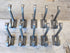 10 Coat Hooks, 3 1/2" Long Iron for Hats, Coats, Towels, Bathroom, Kitchen, and More!