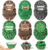 Football Mini Cupcake Liners, 600 pcs Themed Baking Cups for Game Day, Muffin Case Cupcakes Wrappers (6 Styles)