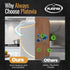 Titanium Cutting Board for Kitchen Dual-Sided Scratchless Pure Titanium & PP Surface, Non-Slip, Rust-Proof, Odor