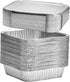 10 Pack 8x8 Disposable Aluminum Pans With Lids - Foil Pans for Cooking, Baking Cakes, Roasting & Homemade Breads