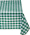 Winco TBCO-70G Green Checkered Table Cloth, 52-Inch x 70-Inch