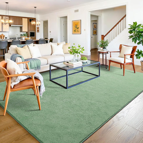 5x7 Chicrug Minimalist Washable Area Rugs for Bedroom Living Room Classroom, Modern Soft Memory Foam Rug for Kids