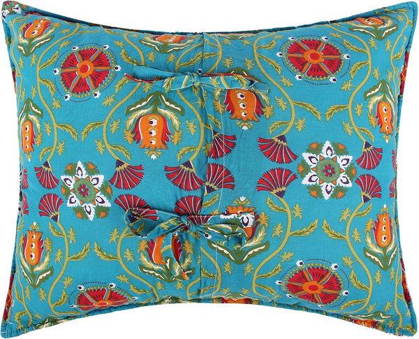 Greenland Home Thalia Pillow Sham, 1 Count, Model GL-1606AS, Standard 20x26-inch, Tango Color