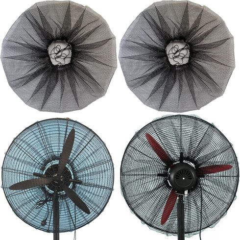 2 PACK Fan Cover for 30 Inch Industrial Pedestal Fan, Dust Cover for Kids Finger Protection, Washable, Reusable