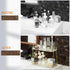 Countertop, 2 Counter 10S Countertop Edergoo Bathroom Organizer Tier Bathroom Organizer Tool-Free Assembly, Acrylic