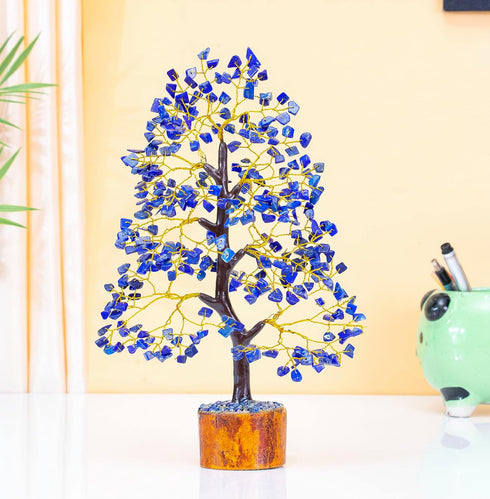 Lapis Lazuli Tree - Crystal Tree of Life, Gemstone Tree for Feng Shui, Positive Energy, Healing Crystals, Spiritual Gift