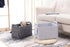 Collapsible Felt Storage Basket, Convenient Box Organizer with Carry Handles for Office, Bedroom, Closet, Toys, Laundry
