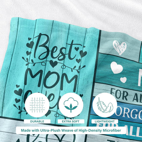 Mommy 80"x60" Gifts for Mom Birthday, Mothers Day Mom Blanket, Mom Gifts from Daughters Son, Mother Throw Blanket