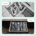 ELTOW Expandable Utensil Drawer Organizer, 5 Compartment Non-Slip & Adjustable Large Tray for Kitchen Drawers, Black