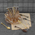 Framendino 50 Pack Retro Vintage Crystal Alloy Coffee Spoons for Home Kitchen Office