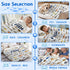 Cozy Size-60"x80" Fish Throw Blanket,Types of Fish Blanket Fishes Blanket Gifts,Ultra Soft Lightweight Flannel Blankets