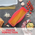 Tafura Microwave Pasta Cooker, Double Straining System, Microwavable Spaghetti Cooker with Drainer, BPA Free