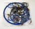 OMA Blue Dream Catcher, 3D Design with Mosaic Glass and Feathers, Large Size - 30" Long x 9" Diameter