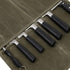 Chef Knife Roll Bag, Waxed Canvas Knife Roll Case with 7 Slots, Portable Kitchen Knife Storage, Culinary Tool Protector