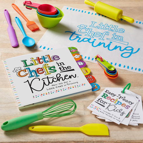 C.R. Gibson P-Easy Laminated Recipe Cards for Little Chefs, Multicolor