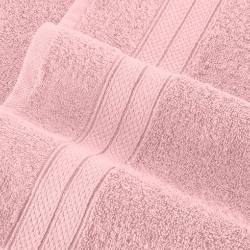 6-Piece Set, 100% 2 2 2 Set Elegant Comfort Luxury Towel Premium Soft Turkish Cotton, Three Line Popcorn Design Bath