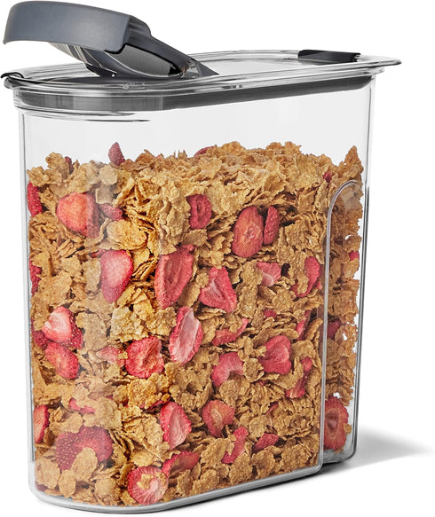 Rubbermaid Brilliance Airtight Cereal Food Storage Container, Shatterproof, BPA-Free, 32oz Capacity