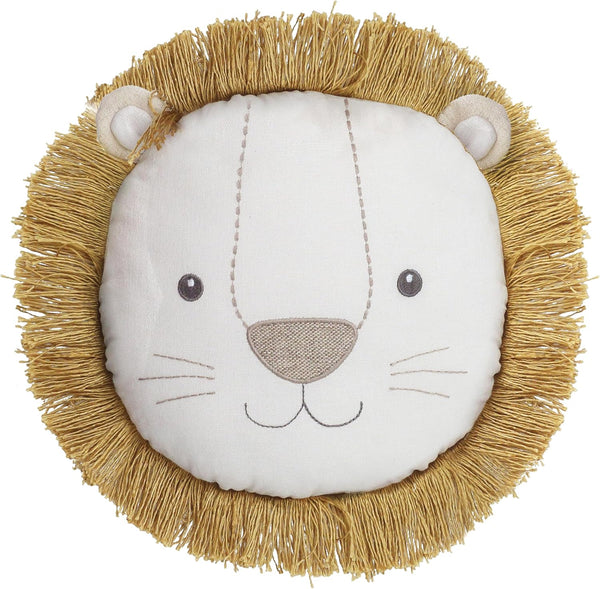 MON AMI Leopold Lion Dcor Pillow 14 |Plush Stuffed Animal Hugging Pillow,