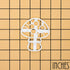 Mushroom Cookie Cutter, 1 Piece - Bakerlogy
