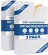 Queen Size Mattress Protector Waterproof 2 Pack, Premium 200 GSM Terry Mattress