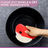 Zoie + Chloe Multipurpose Silicone Bowl Scraper - Gray, 7x3.75, for Cleaning Mixing Bowls and Baking Pan