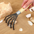 Yardwe 2pcs Rake with Mesh Net, 10 Inch Garden Rake & Clamming Claws Shell Clam Digger Seafood Tool
