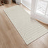 Collive Tan Boho Kitchen Runner Rug 2x4.3, Washable Non-Slip Indoor Doormat for Bathroom and Entryway