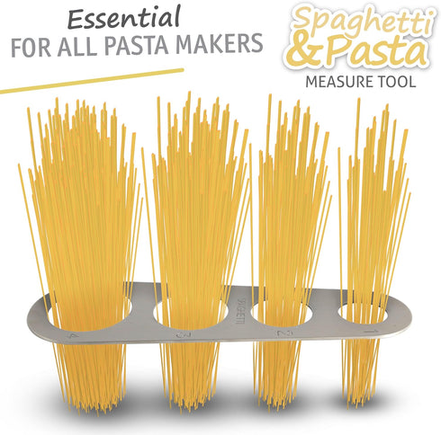 Delightly Spaghetti Measure Tool - Stainless Steel Pasta Portion Control Gadget, Dishwasher Safe