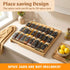 4 3" 12" 24" EDELHAUS Bamboo Spice Drawer Organizer - Expandable Tier Spice Rack (Need Deep Drawer) to Wide, Seasoning