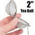 Premium Stainless Steel Tea Ball Infuser 2 Pack by Avant Grub, Ideal for Loose Leaf Teas