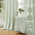 84 Inches Pocket,40" Wx84 L,Pack 2 ZJDECOR Buffalo Plaid Ruffled Curtains Length,Rustic Not-See-Through Sheer