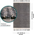 Hand Woven Jute Natural Area Rug 2x3 ft - Wavy Diamond Design for Living Rooms, Kitchen, Bedroom & Dining Decor