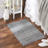 DII Woven Rag Rug Collection, Recycled Yarn Variegated Rustic Stripe, 2x3', Gray
