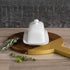 4.5 8 Now Designs Stoneware Rectangle Butter Dish with Lid, White x
