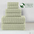 6-Piece 100% Set 2 2 2 Elegant Comfort Luxury Turkish Cotton Jacquard Braided Textured Premium Hotel Quality Towel Soft