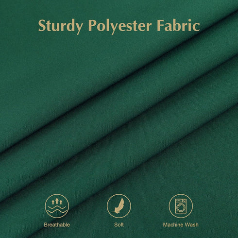 2 Pack 24X24 Inch Small Square Table Cloth Green Tablecloth Washable Polyester Solid Table Cover for Night Stand End