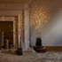 LITBLOOM Lighted Brown Willow Branches 32IN, 100 LED with Timer, Battery Operated, Warm White Lights for Holiday