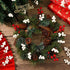 360 60 Pieces Artificial Holly Berries Christmas Winter Fake Berries Bunch Faux Cranberries Bunch on Stems for Table