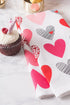 DII Valentine's Day Collection Kitchen Dishtowel Set, 2 Piece, 18x28, Hearts Collage
