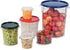 Carlisle FoodService Products Storplus Round Food Storage Container, 12 Quart, Clear, Stackable Design