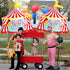 Katchon Circus Tent Carnival Balloons - Giant 30 Inch, Pack of 2, Carnival Theme Party Decorations