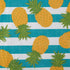 DII Flannel Backed Outdoor Vinyl Collection, Machine Washable Tablecloth, 60 x 120, Pineapple