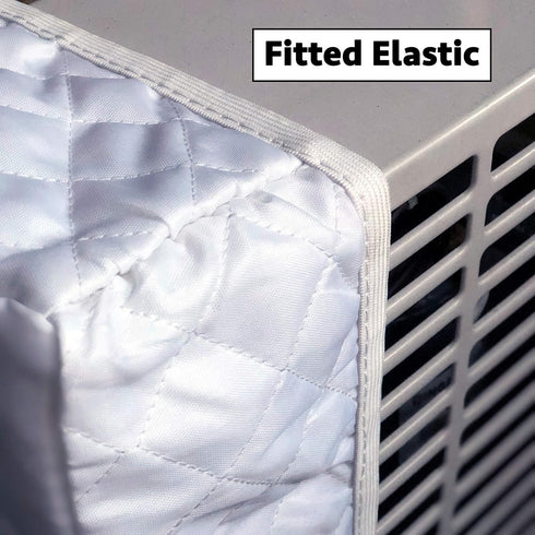 ALPINE HARDWARE Indoor Window AC Covers, Double Insulation Air Conditioner Cover, White, 28" x 20" x 3.5"