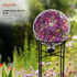 24" Alpine Corporation Tall Indoor/Outdoor Metal Gazing Globe Display Stand