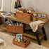 Set of 3 Wicker Storage Baskets with Built-in Handles - Multipurpose Nesting Baskets for Kitchen, Bathroom, Closet