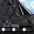 rabbitgoo Black Total Blackout Window Film, 35.4" x 78.7" Light Blocker for Sun Blocking and Privacy